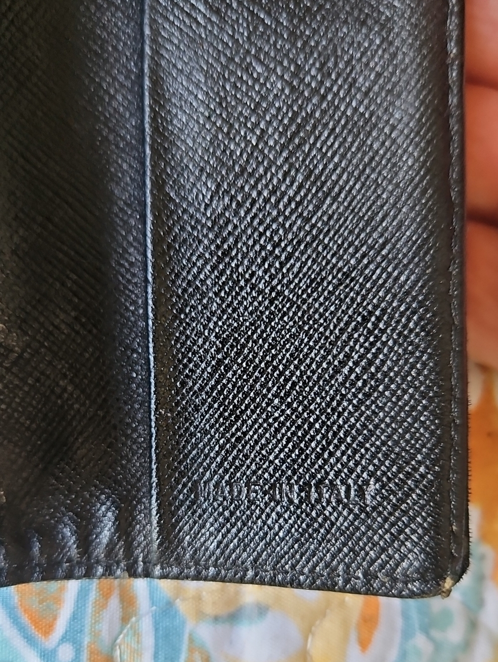 Prada Vintage Classic 💯 Authentic Luxury Black Nylon Foldover Clutch Wallet - Picture 5 of 6